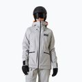 Kurtka narciarska damska Helly Hansen Powderqueen 3.0 grey/melange