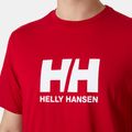 Koszulka męska Helly Hansen Logo 3.0 red 3