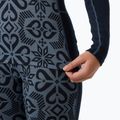Bluza termoaktywna damska Helly Hansen Lifa Merino Midweight Graphic Crew navy nordic rose aop 4