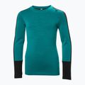 Komplet bielizny termoaktywnej dziecięcej Helly Hansen JR Lifa Merino Midweight signal green 6