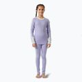 Komplet bielizny termoaktywnej dziecięcej Helly Hansen JR Lifa Merino Midweight bright lavender