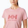 Koszulka damska Helly Hansen Logo 3.0 pink salt 3