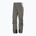 Spodnie narciarskie męskie Helly Hansen Legendary Insulated pebble broxburn plaid aop
