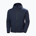Kurtka hybrydowa męska Helly Hansen HP Hybrid Stretch Hooded Insulator navy 3