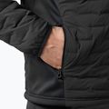 Kurtka hybrydowa męska Helly Hansen HP Hybrid Stretch Hooded Insulator ebony 5