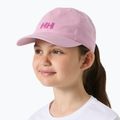 Czapka z daszkiem dziecięca Helly Hansen Logo Jr pink lavender 3