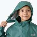 Kurtka żeglarska dziecięca Helly Hansen Moss opal green 3