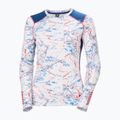 Bluza termoaktywna damska Helly Hansen Lifa Active white slope map aop 5