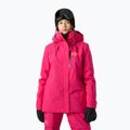 Kurtka narciarska damska Helly Hansen Powshot cranberry
