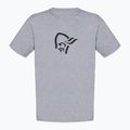 Koszulka męska NORRONA Cotton Viking grey melange/caviar 4