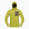 Bluza trekkingowa męska NORRONA Falketind Warm1 Hood golden lime/olive night 6