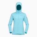 Bluza trekkingowa damska NORRONA Falketind Warm1 Hood aqua haze/trooper 5