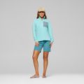 Bluza trekkingowa damska NORRONA Femund Warm1 Zip Neck aqua haze/trooper 2