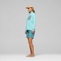 Bluza trekkingowa damska NORRONA Femund Warm1 Zip Neck aqua haze/trooper 4
