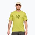 Koszulka męska NORRONA Cotton Viking golden lime