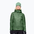 Kurtka puchowa damska Norrona Trollveggen Down800 Super Light Hood Dark Ivy