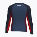 Longsleeve termoaktywny męski Swix Racex Bodyw dark navy/rhubarb red 2
