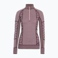 Bluza termoaktywna damska KARI TRAA Smekker Half Zip cocoa powder 4