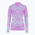 Bluza termoaktywna damska KARI TRAA Faith Half Zip violet 4