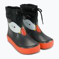 Kalosze dziecięce Viking Footwear Alv Barefoot Paw Print black 10