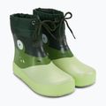 Kalosze dziecięce Viking Footwear Alv Barefoot Paw Print light green/green 10