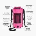 Bojka asekuracyjna BuddySwim Backpack 28 l pink 2