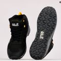Buty trekkingowe męskie Jack Wolfskin Woodland 2 Texapore Mid black/burly yellow xt 9