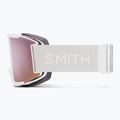 Gogle narciarskie Smith Squad white vapor/chromapop everyday rose gold mirror/yellow 3