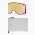 Gogle narciarskie Smith Squad white vapor/chromapop everyday rose gold mirror/yellow 5