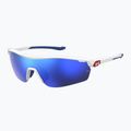 Okulary przeciwsłoneczne dziecięce Under Armour 7001/S S3 matte white/blue multilayer oleophobic 2
