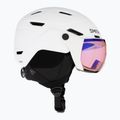 Kask narciarski Smith Survey matte white/chromapop photo rose flash 4