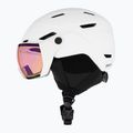 Kask narciarski Smith Survey matte white/chromapop photo rose flash 5