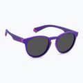 Okulary przeciwsłoneczne dziecięce Polaroid PLD 8048/S lilac violet/grey polarized