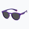 Okulary przeciwsłoneczne dziecięce Polaroid PLD 8048/S lilac violet/grey polarized 2
