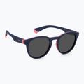 Okulary przeciwsłoneczne dziecięce Polaroid PLD 8048/S blue pink/grey polarized