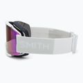 Gogle narciarskie  Smith Squad white vapor/chromapop everyday violet mirror/clear 4