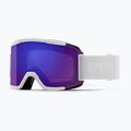 Gogle narciarskie  Smith Squad white vapor/chromapop everyday violet mirror/clear