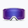Gogle narciarskie  Smith Squad white vapor/chromapop everyday violet mirror/clear 2