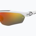 Okulary przeciwsłoneczne męskie Under Armour Yard Pro matte white/orange multilayer oleophobic 7
