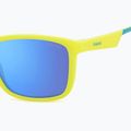 Okulary przeciwsłoneczne dziecięce Polaroid PLD 8053/S matte yellow azure/blue mirror polarized 5