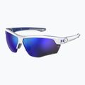 Okulary przeciwsłoneczne Under Armour Yard Dual S3 matte white blue/blue multilayer oleophobic 2