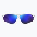 Okulary przeciwsłoneczne Under Armour Yard Dual S3 matte white blue/blue multilayer oleophobic 3