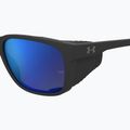 Okulary przeciwsłoneczne męskie Under Armour Glacial matte black/grey blue mirror silver polarized o 7