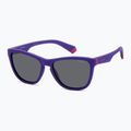 Okulary przeciwsłoneczne dziecięce Polaroid PLD 8056/S matte violet/grey polarized 2