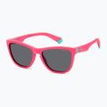 Okulary przeciwsłoneczne dziecięce Polaroid PLD 8056/S matte pink/grey polarized 2
