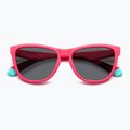 Okulary przeciwsłoneczne dziecięce Polaroid PLD 8056/S matte pink/grey polarized 4