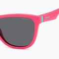 Okulary przeciwsłoneczne dziecięce Polaroid PLD 8056/S matte pink/grey polarized 5