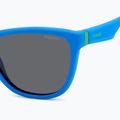Okulary przeciwsłoneczne dziecięce Polaroid PLD 8056/S matte blue/grey polarized 5