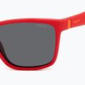 Okulary przeciwsłoneczne dziecięce Polaroid PLD 8057/S matte red/grey polarized 5