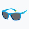 Okulary przeciwsłoneczne dziecięce Polaroid PLD 8057/S matte blue/grey polarized 2